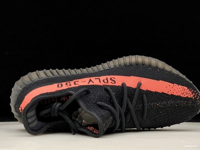 350 Adidas Boost BY9612 V2 Yeezy Core Red Black 1011